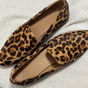 Madewell Cheetah print loafers